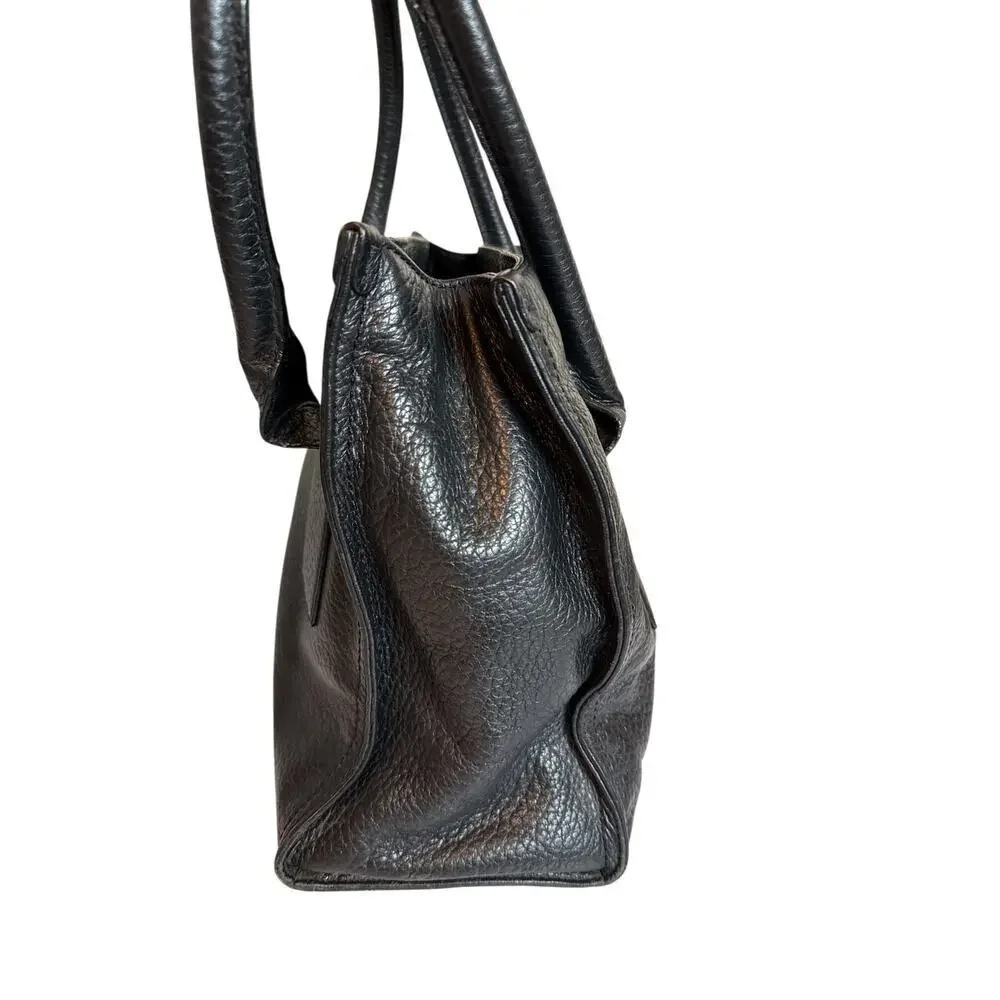 Kate Spade Women's Southport Avenue Oden Leather Tote Bag Black Travel Office